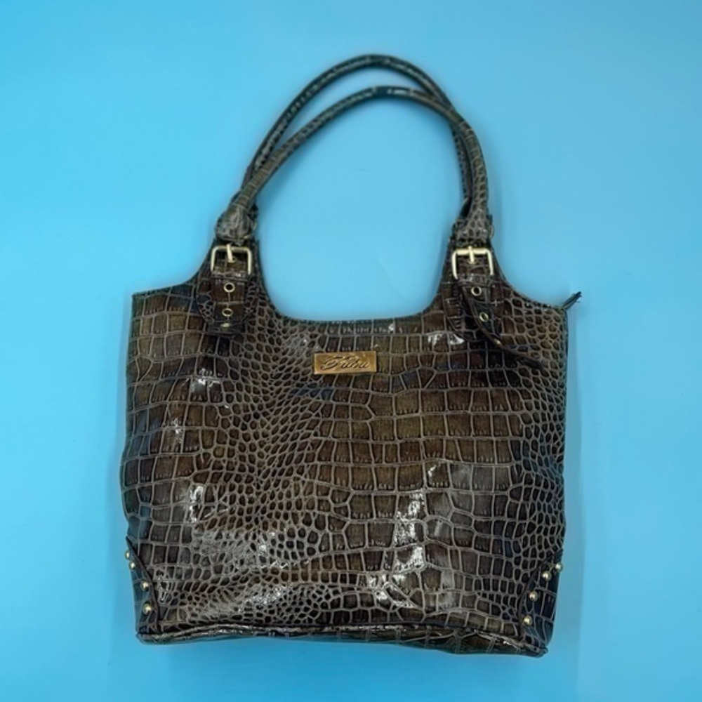 Y2K FUBU The Collection Faux Leather Bag